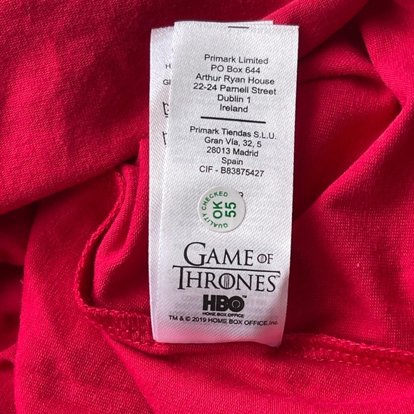 Game of Thrones Lannister Cotton Tank Top HBO Large Lion Crest Spaghetti Straps - Picture 9 of 9